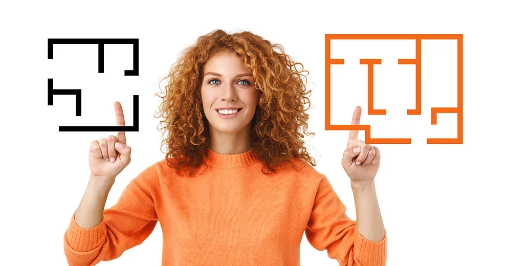 ОБМЕНЯЙ СТАРУЮ <br> КВАРТИРУ НА НОВУЮ <br> первый взнос - 